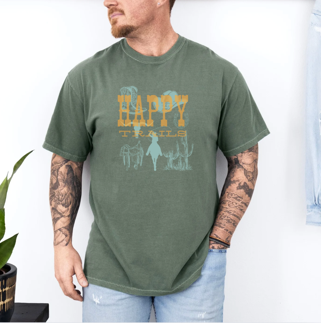 "Happy Trails" Rodeo Desert Vibe Tee