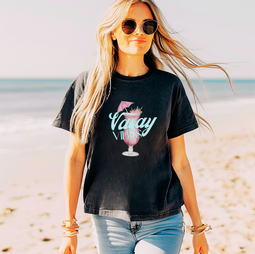 Vacay Vibes - Summer Cocktail Tee