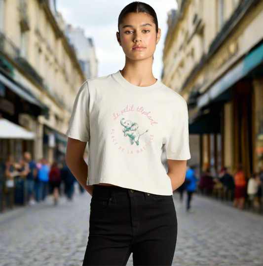 Le Petit Éléphant Boutique Cropped Tee