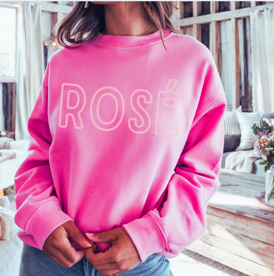 Rosé Crewneck Sweatshirt