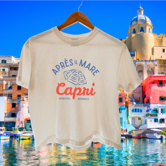 Capri Edition - Après il Mare Boxy Cropped Tee