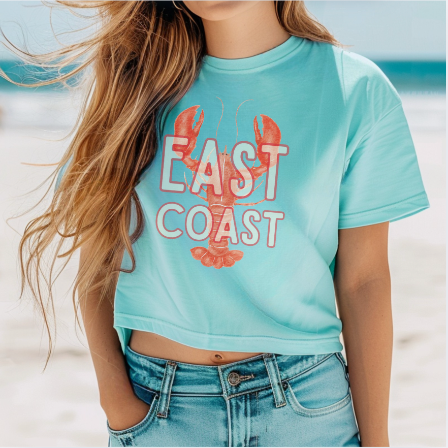 East Coast Lobster Tee - Nautical Summer Style