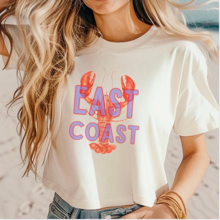 East Coast Lobster Tee - Nautical Summer Style