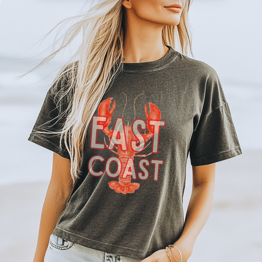 East Coast Lobster Tee - Nautical Summer Style