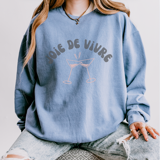 Joie de Vivre Crewneck "The Joy Of Life"