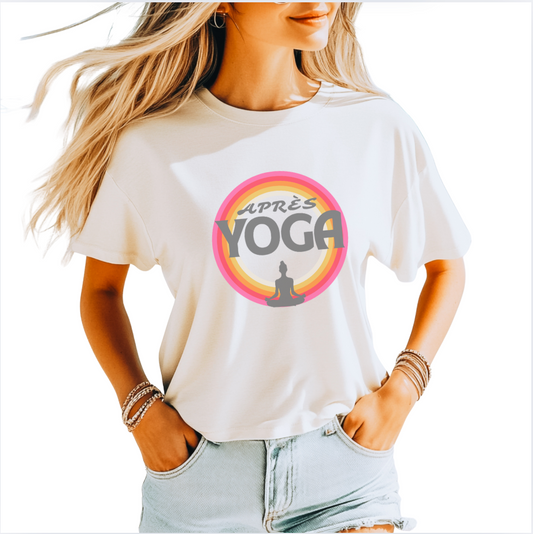 APRÈS-YOGA RETRO TEE