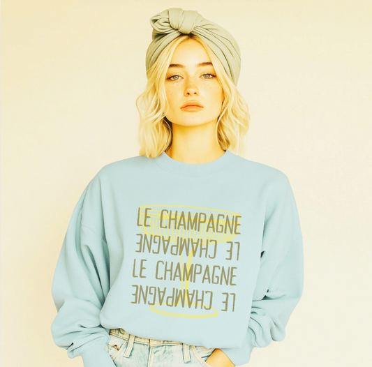 Le Champagne Lightweight Cotton Sweatshirt