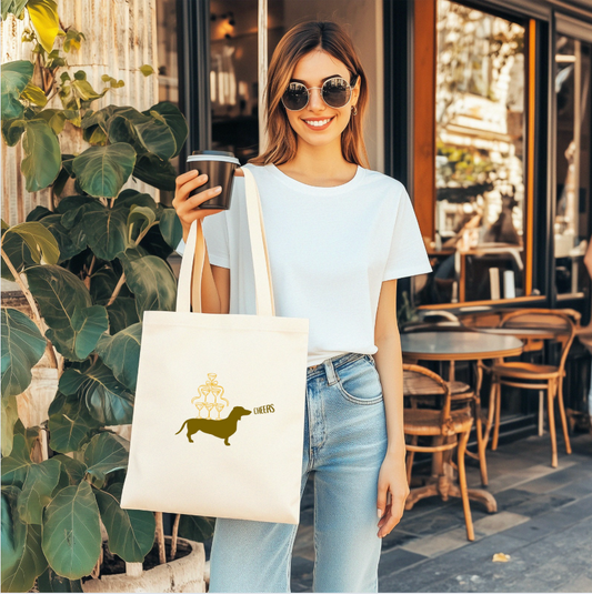 Dachshund Cheers Tote Bag