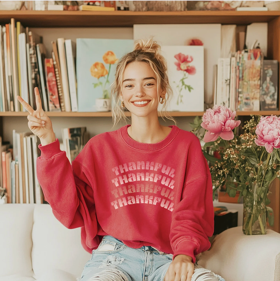 Thankful Lightweight Crewneck Sweatshirt