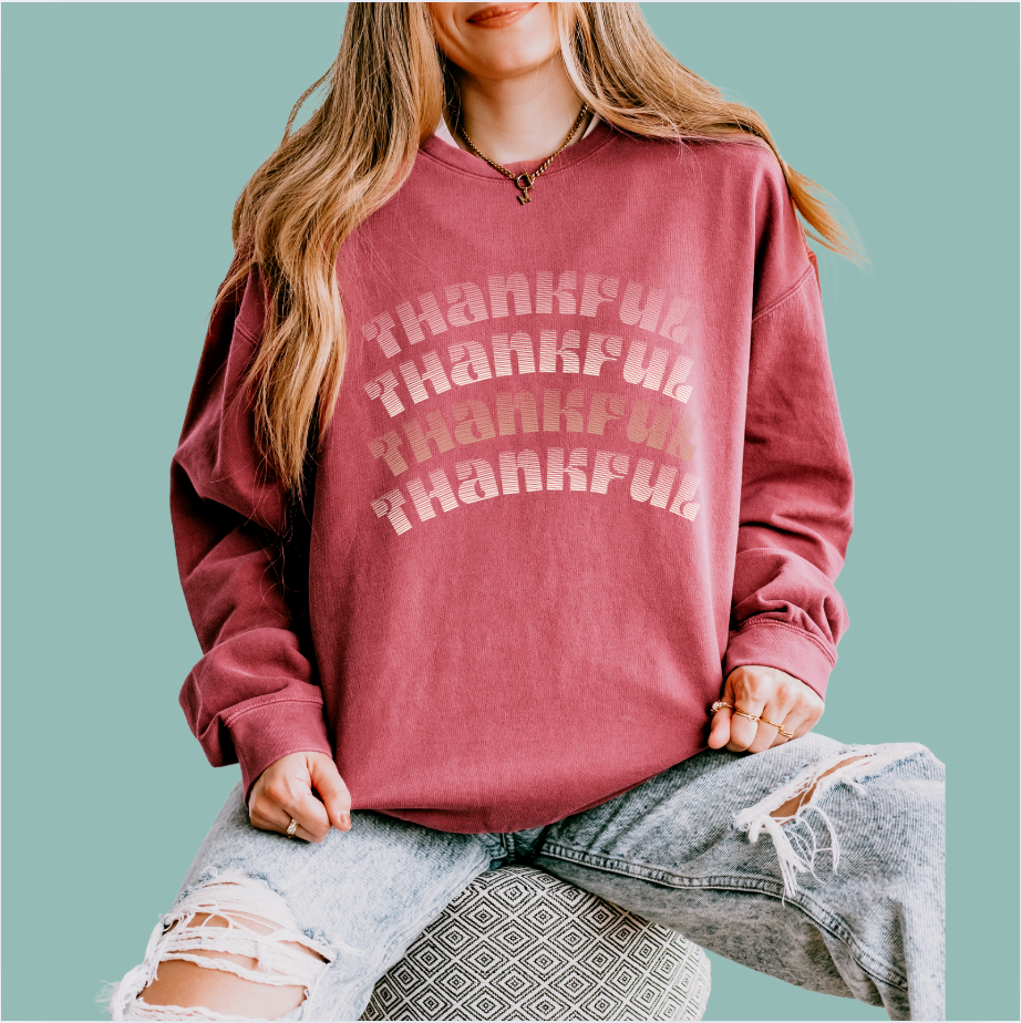 Thankful Lightweight Crewneck Sweatshirt