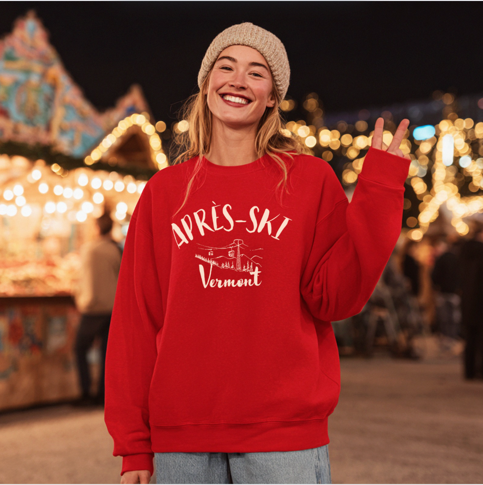 Après-Ski Vermont Cozy Sweatshirt