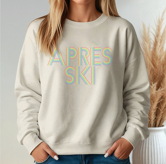 "CLASSIC" Après-Ski Crewneck - Retro Graphic