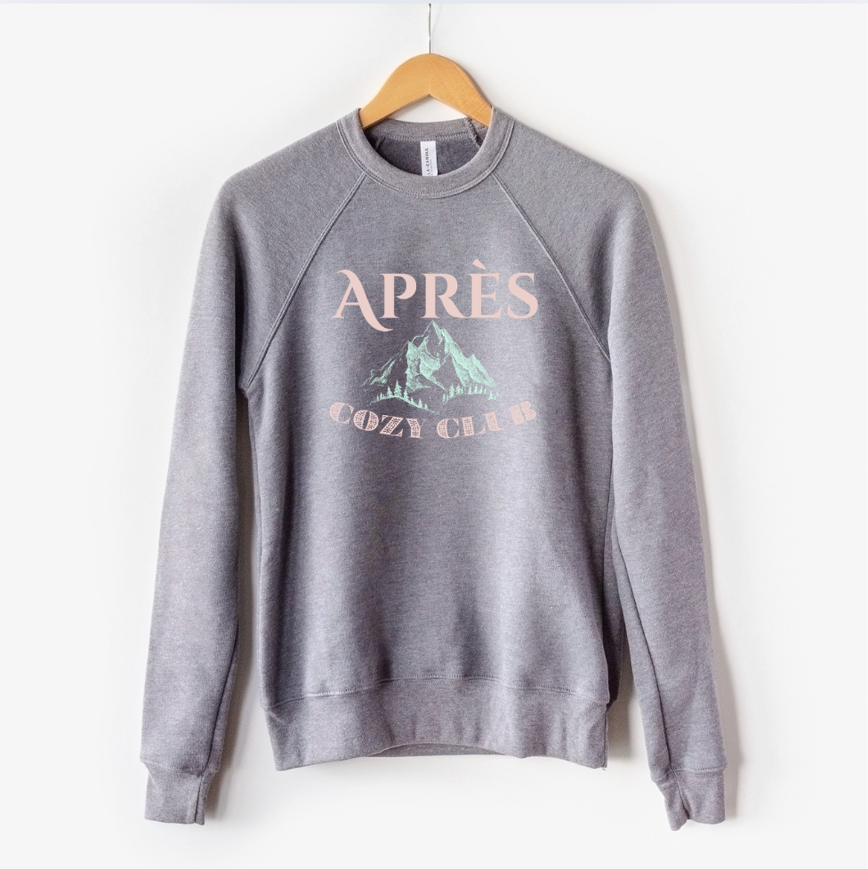 Après Cozy Club - Mountain Vibes Raglan Sweatshirt