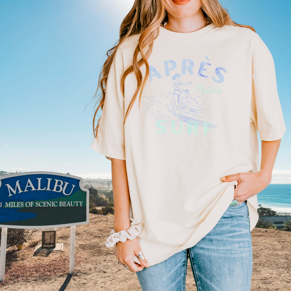 Après Surf T-Shirt | Vintage Surf Graphic Tee, Retro Malibu Beach
