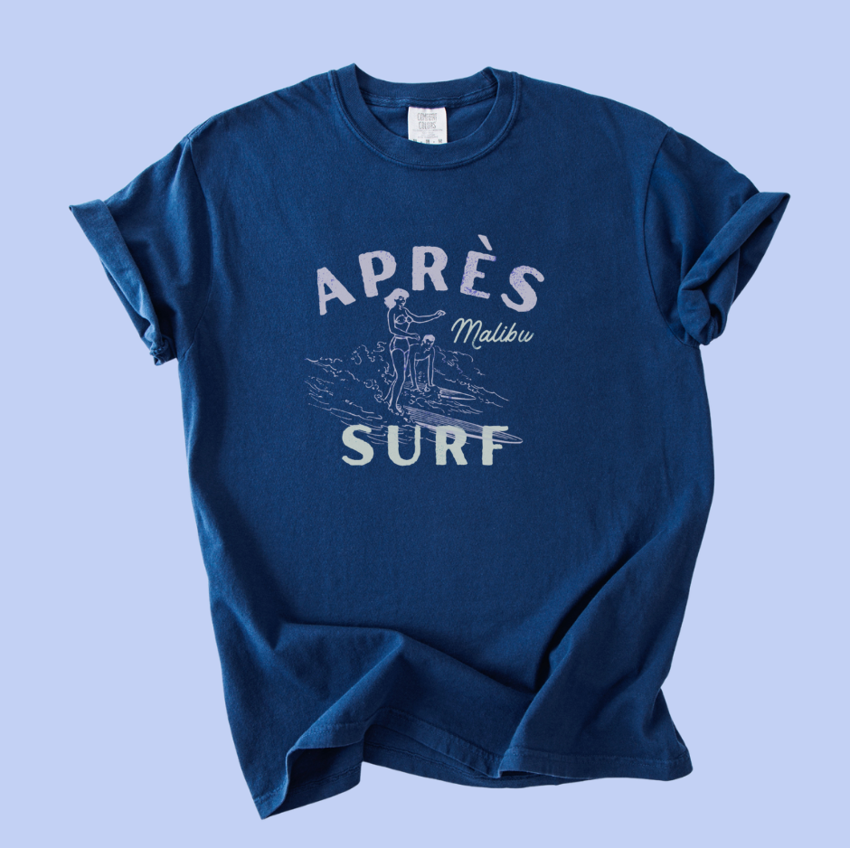 Après Surf T-Shirt | Vintage Surf Graphic Tee, Retro Malibu Beach