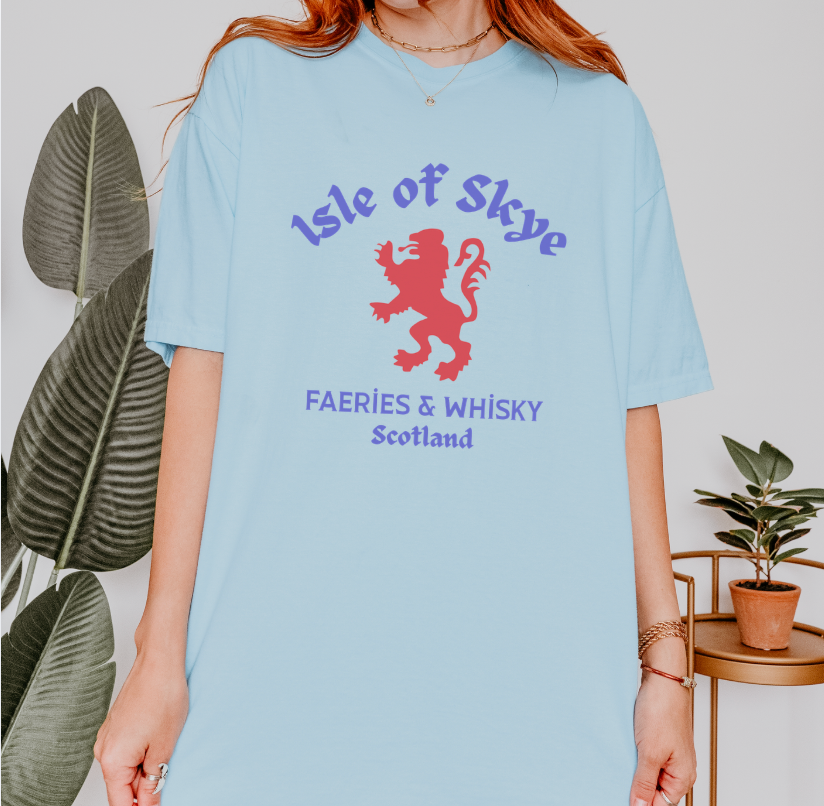 Isle of Skye Lion Crest T-shirt | Faeries & Whisky Scotland