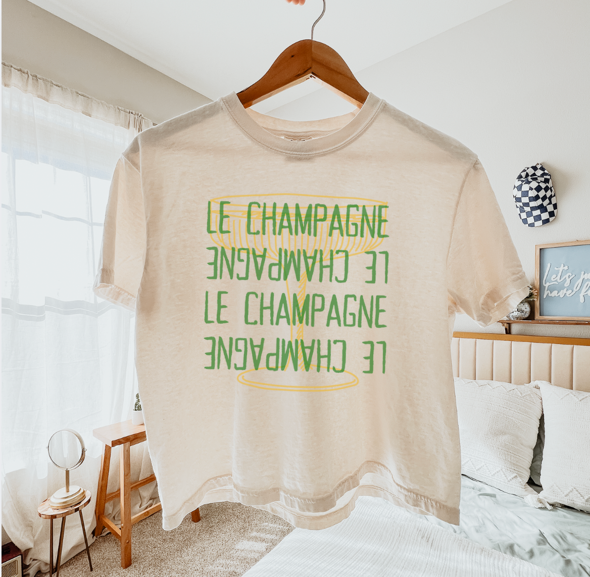 Le Champagne Boxy Tee Shirt
