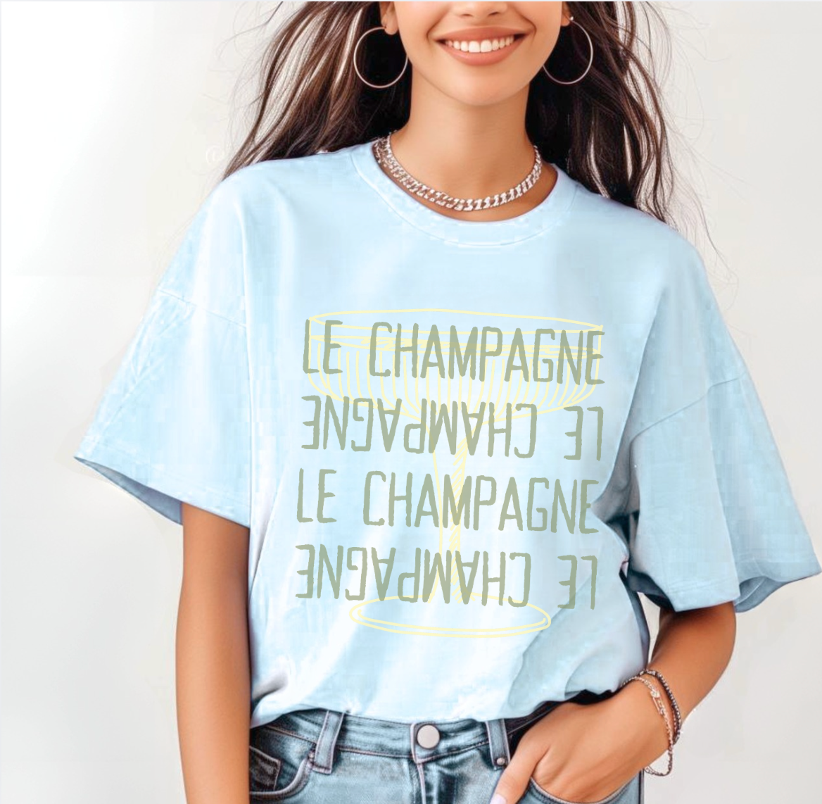 Le Champagne Graphic Tee