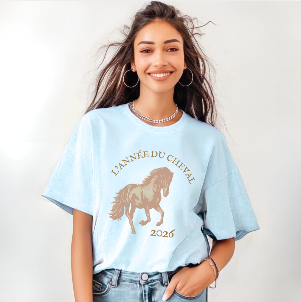 L'Année du Cheval Graphic Tee - Year of the Horse 2026