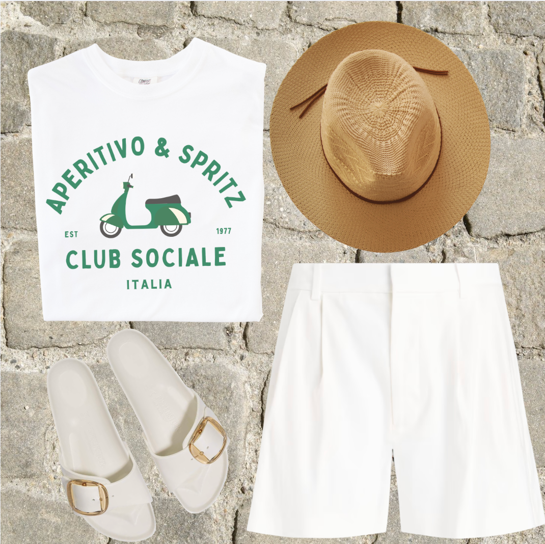 Aperitivo & Spritz Tee – Italian Summer Graphic Shirt