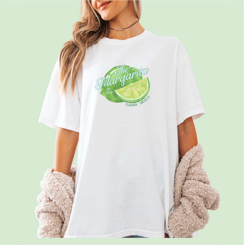 The Margarita Tee Shirt: Tijuana - Mexico est 1938
