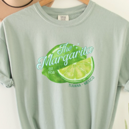 The Margarita Tee Shirt: Tijuana - Mexico est 1938