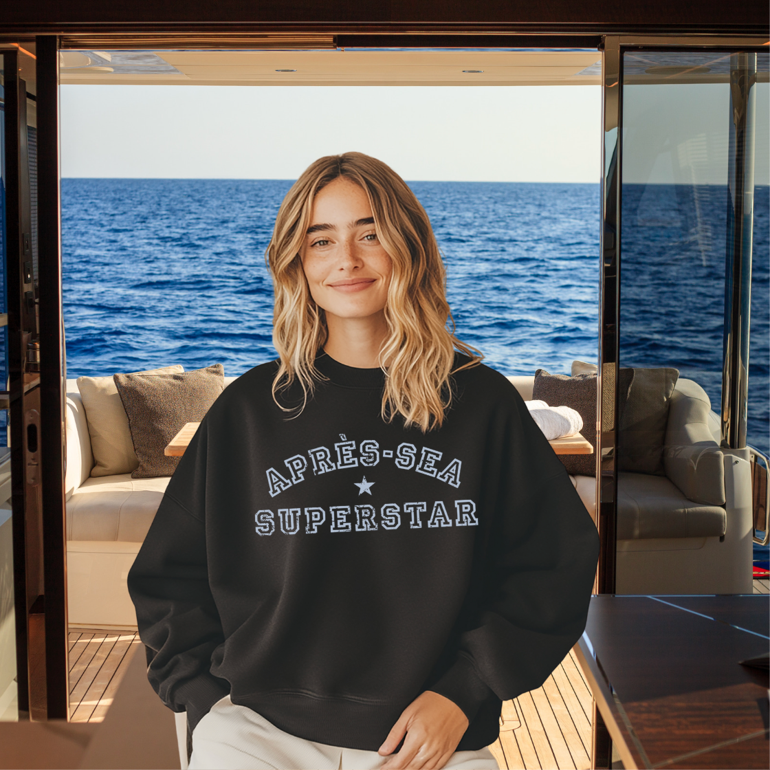 Après-Sea Superstar Lightweight Crewneck Sweatshirt