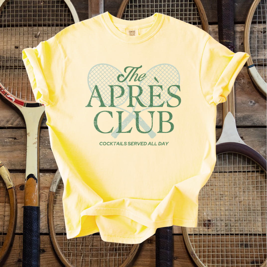 The Après Club Tennis Tee