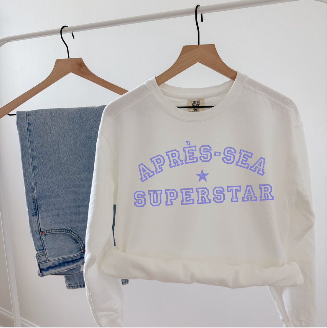 Après-Sea Superstar Lightweight Crewneck Sweatshirt