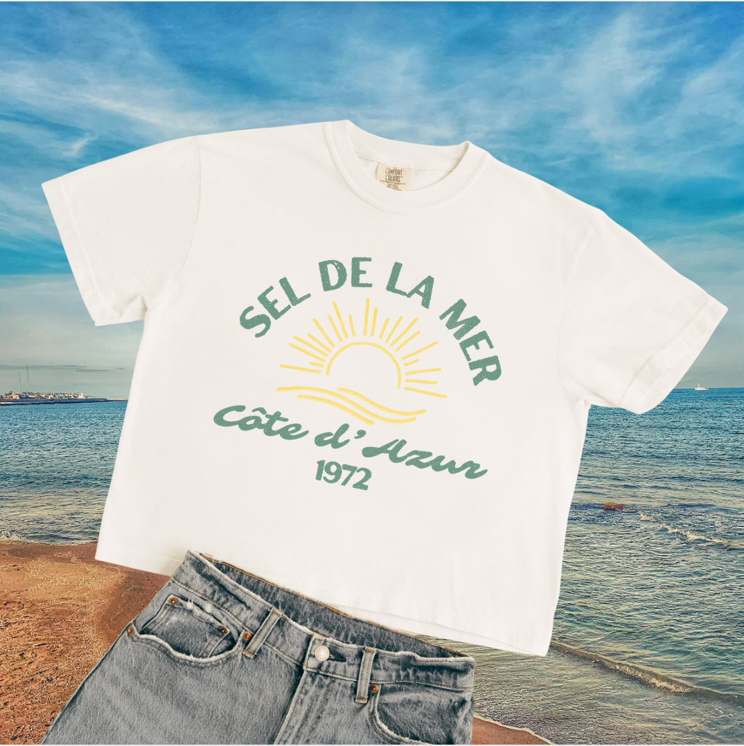 Sel de la Mer Côte d’Azur – Boxy Tee