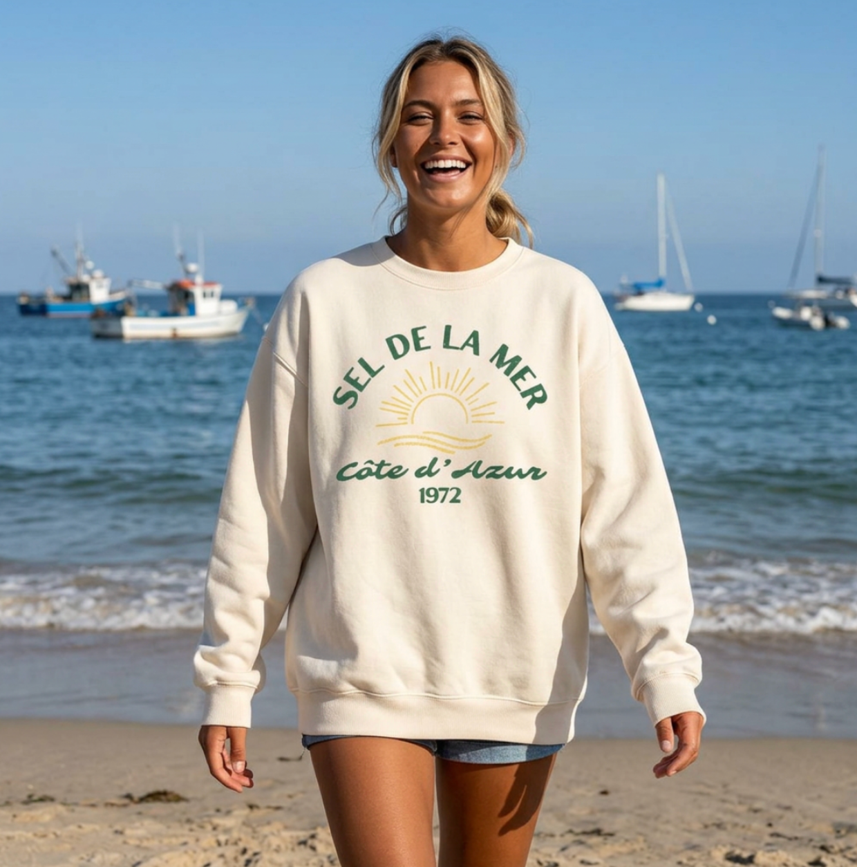 Côte d'Azur Lightweight Crewneck