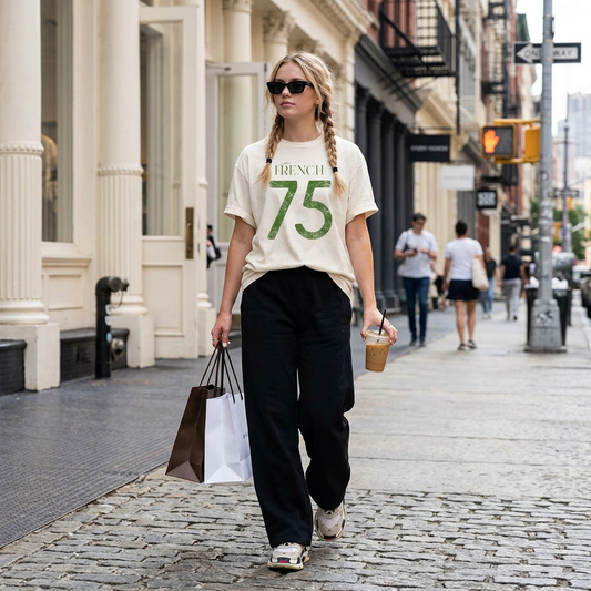 French 75 T-Shirt Varsity Graphic Tee