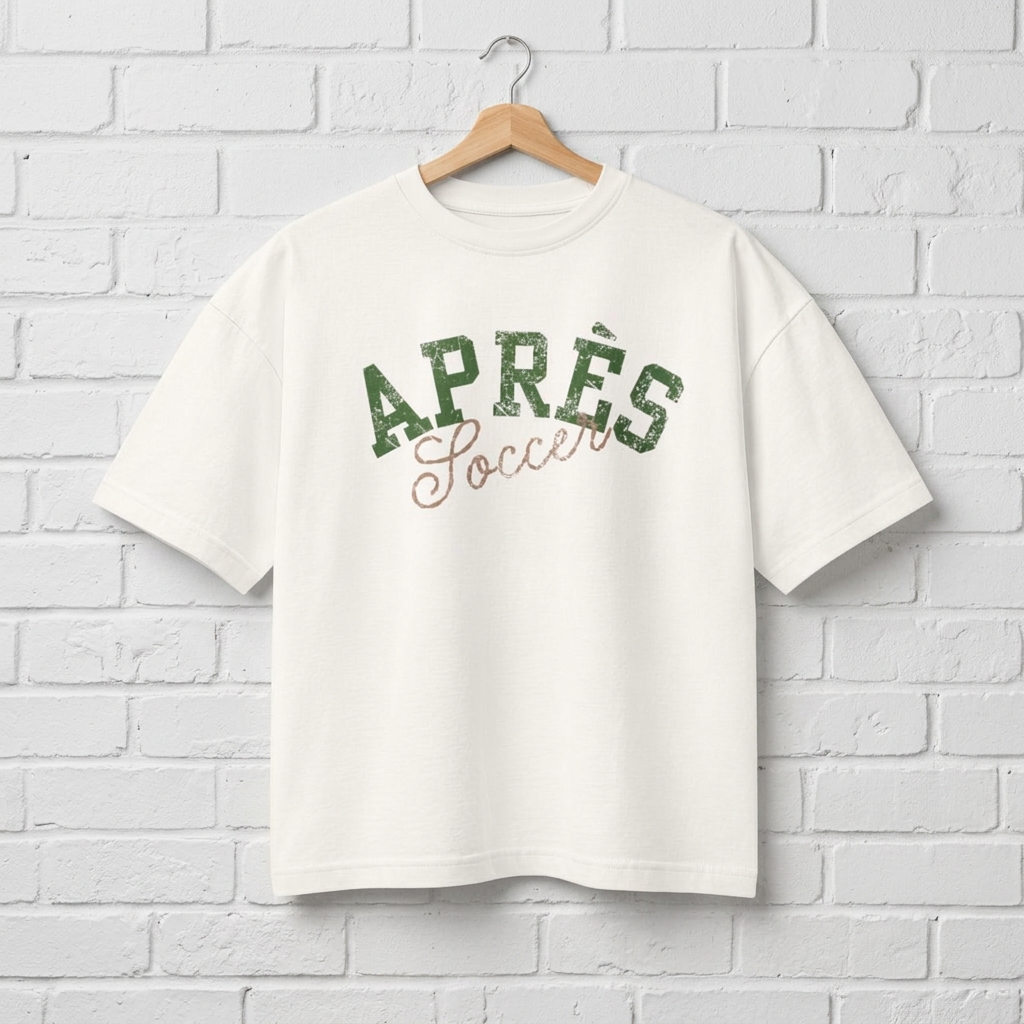 Après Soccer Boxy Tee | Limited Edition Colors
